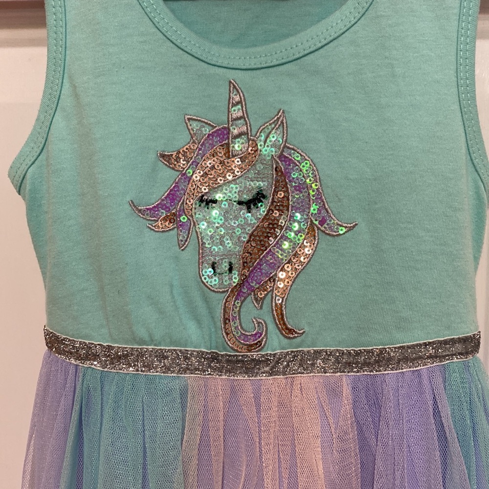 Sparky unicorn tutu dress